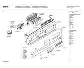 Схема №5 SGI59A05 с изображением Передняя панель для электропосудомоечной машины Bosch 00434664