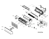 Схема №1 SPIB422HP (F100349) с изображением Часть корпуса для климатотехники Indesit C00386161