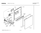 Схема №5 SE25M271FF с изображением Передняя панель для посудомоечной машины Siemens 00439537
