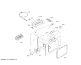 Схема №4 BSP250100 с изображением Планка для духового шкафа Bosch 00746251