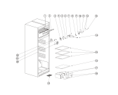 Схема №5 T167GA (F054035) с изображением Корпусная деталь для холодильной камеры Indesit C00267723