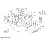 Схема №2 PCL985FEU ENC.PCL985FEU 4G+1W 90F BOSCH с изображением Рассекатель горелки для электропечи Bosch 00427743