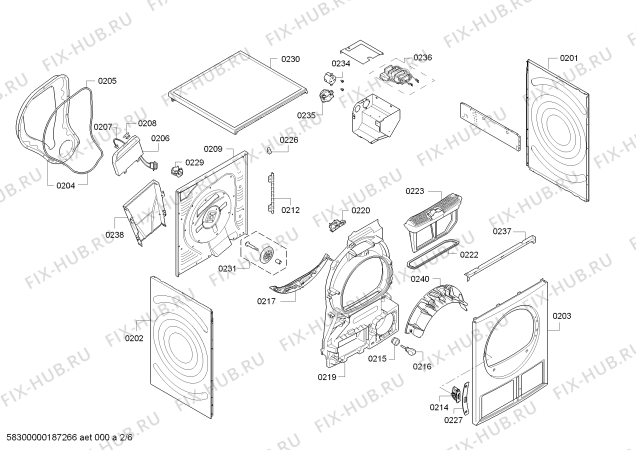 Схема №6 WTG86402UC Axxis + с изображением Кабель для сушильной машины Bosch 00636055