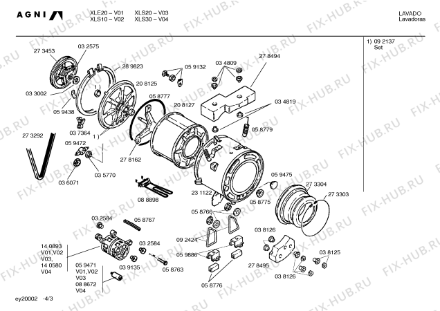 Схема №4 LRS300 с изображением Переключатель для стиралки Bosch 00067367