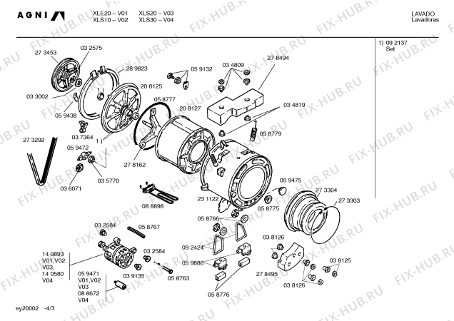 Схема №4 LT865 с изображением Мотор для стиральной машины Bosch 00140580