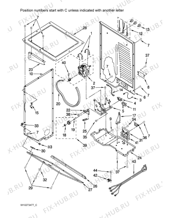 Схема №13 YMET3800TW2 с изображением Другое для стиралки Whirlpool 481940479401