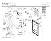 Схема №3 KS36U641 с изображением Дверь для холодильной камеры Siemens 00241814