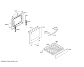 Схема №5 HSN895LEU с изображением Панель управления для плиты (духовки) Bosch 00446891