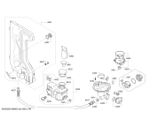 Схема №6 SN25D800EU с изображением Силовой модуль запрограммированный для посудомойки Bosch 12015715