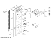 Схема №3 KI87SAF31C с изображением Модуль управления, незапрограммированный для холодильной камеры Siemens 00791193