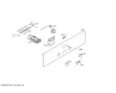 Схема №5 FRMA800 с изображением Панель управления для духового шкафа Bosch 00674061