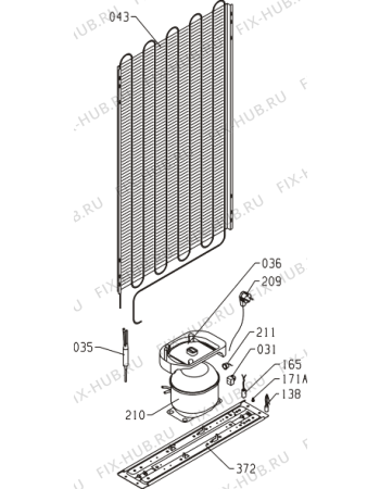 Взрыв-схема холодильника KENWOOD KLFG390WDSS (320902, HS3966EF) - Схема узла 03