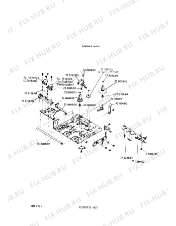 Схема №8 RM7767 с изображением Прижимной валик для звукотехники Siemens 00728147