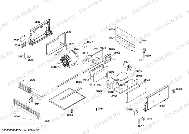 Схема №8 T36BT71FS с изображением Набор винтов для холодильника Bosch 00607340