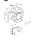 Схема №3 DE60EPS с изображением Клавиша для духового шкафа DELONGHI 630F616