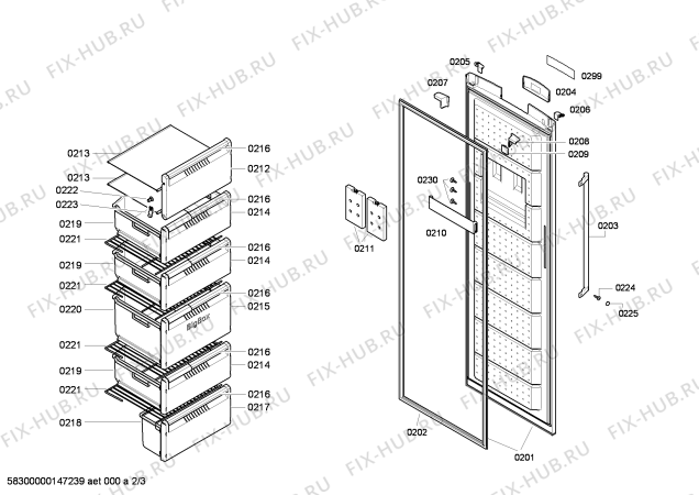 Схема №3 GSNFUQ2CH с изображением Панель управления для холодильника Bosch 00703805