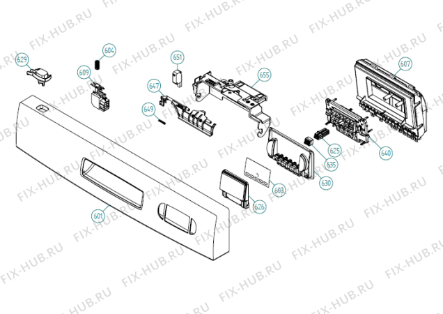 Взрыв-схема посудомоечной машины Gorenje PRODW 14FCI UK   -SS FS (338862, DW70.C) - Схема узла 06