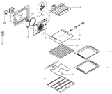 Схема №1 BP-ORA-S (229576, B600PIRO) с изображением Противень (решетка) для духового шкафа Gorenje 253486