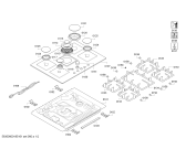 Схема №2 PPQ718B91E 4G+1W BO T70F 2011 с изображением Варочная панель для духового шкафа Bosch 00687131