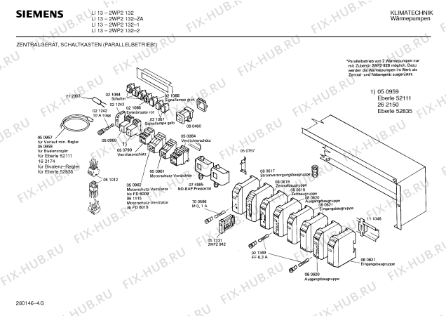 Взрыв-схема стиральной машины Siemens Ag 2WP2132-1 - Схема узла 03
