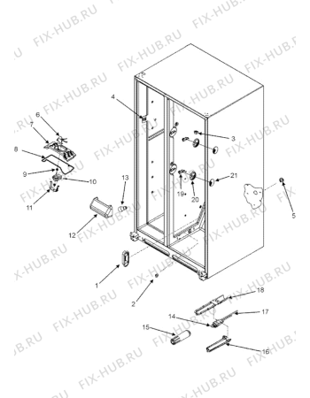 Взрыв-схема стиральной машины Whirlpool GC2225GEKB (F092652) - Схема узла