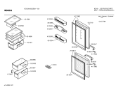 Схема №3 KGV70422 с изображением Дверь для холодильника Bosch 00471062