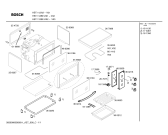 Схема №1 HBT112BEU с изображением Решетка для духового шкафа Bosch 00356063