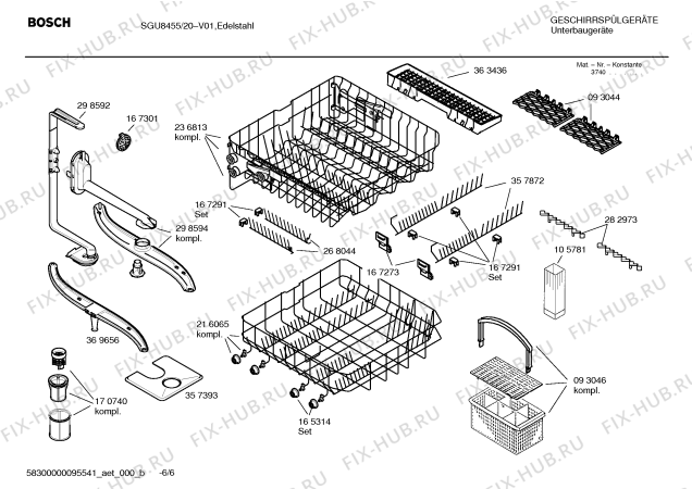 Схема №5 GM205111 с изображением Модуль для посудомойки Bosch 00186963