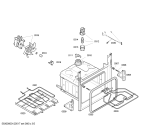 Схема №5 HBN200521E с изображением Передняя часть корпуса для духового шкафа Bosch 00662563