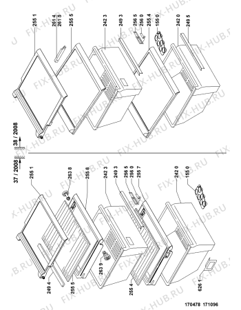 Схема №10 G RBB 20/0 L с изображением Обшивка для холодильника Whirlpool 480132100675