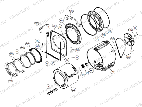 Схема №5 2-10, 2-11 SE   -White #9203060 (900003229, WM33SE) с изображением Декоративная панель для стиралки Gorenje 188174