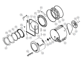 Схема №5 2-10, 2-11 SE   -White #9203060 (900003229, WM33SE) с изображением Декоративная панель для стиралки Gorenje 188174