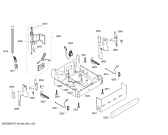 Схема №6 SRS45T78EU с изображением Передняя панель для электропосудомоечной машины Bosch 00670241
