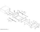 Схема №1 HWD2760UC с изображением Стеклянная полка для электропечи Bosch 00144735