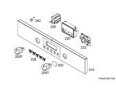 Схема №1 EKM700CW с изображением Индикаторная лампа для духового шкафа Aeg 5550531007