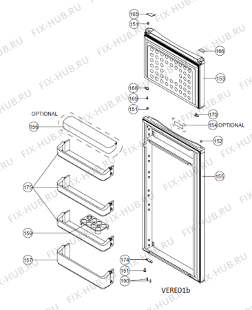 Схема №3 ARC2224S с изображением Запчасть для холодильной камеры Whirlpool 488000533550