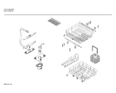 Схема №4 SR5BTA2GB с изображением Рычаг для посудомойки Bosch 00030974