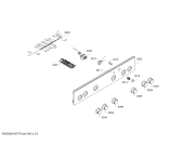 Схема №5 FRS3110GTL с изображением Панель управления для духового шкафа Bosch 00743643