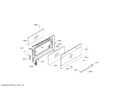 Схема №3 HBL3552A с изображением Фронтальное стекло для электропечи Bosch 00666251