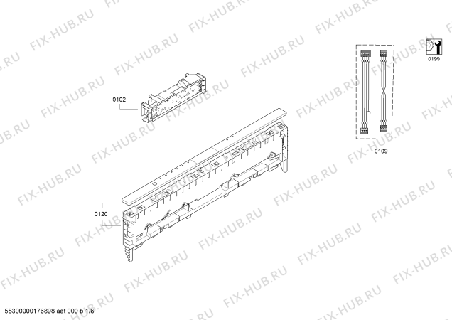 Схема №6 SHV9ER53UC с изображением Блок питания для посудомойки Bosch 00647843