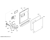 Схема №6 SGS46E62EU с изображением Передняя панель для посудомоечной машины Bosch 00706229