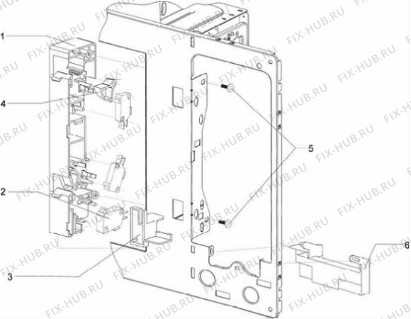 Взрыв-схема микроволновой печи Gorenje MIO1870EM (166659, EM18NB1) - Схема узла 03