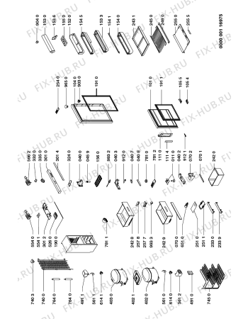 Схема №1 KGC 3255/0 с изображением Вложение для холодильной камеры Whirlpool 481946078419