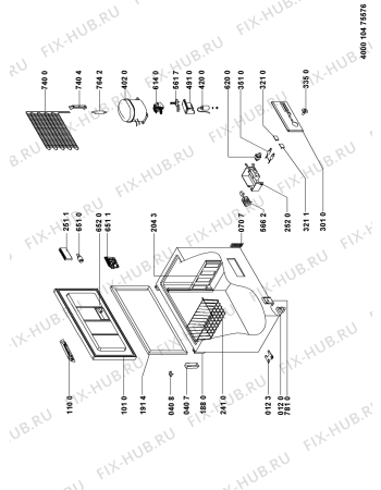 Схема №1 WMES 3799 DFC IX с изображением Держатель Whirlpool 481010471698