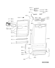 Схема №5 ADG 690/1 с изображением Обшивка для посудомоечной машины Whirlpool 480140100953