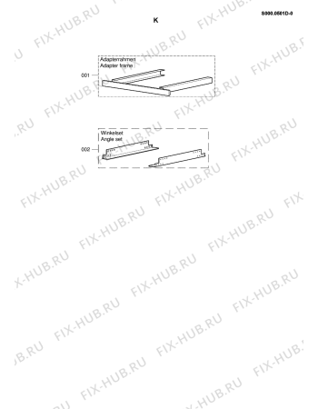 Схема №11 BLH 7502 R с изображением Держатель для электропечи Whirlpool 480121102469