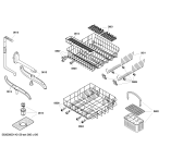 Схема №5 SGS85E22EU с изображением Передняя панель для посудомойки Bosch 00665972