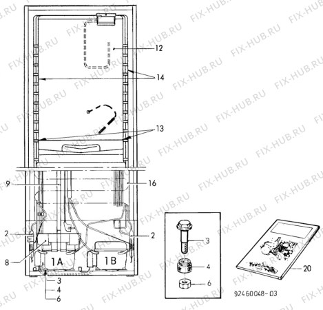 Взрыв-схема холодильника Electrolux TR1066SLE - Схема узла C10 Cold, users manual