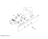 Схема №6 HBA41B350J с изображением Панель управления для духового шкафа Bosch 00674186