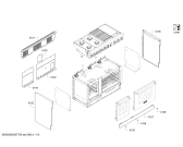 Схема №12 PRD486NLHC с изображением Уплотнитель двери для электропечи Bosch 11006187